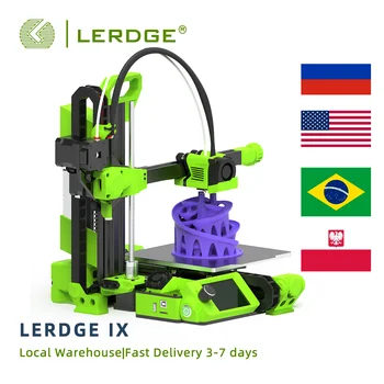 LERDGE iX 3D Принтер висока инжекция Печат Модернизирани резервни Части САМ Подкрепа FDM Klipper 3,5-инчов Сензорен Екран Z Такса Prusa i3