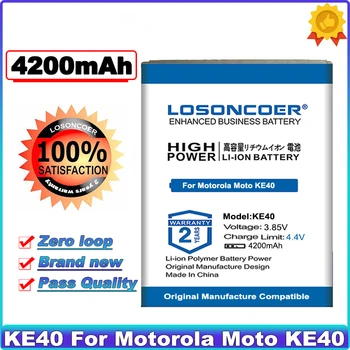 LOSONCOER батерия с голям капацитет 4200 mah KE40 батерия за Motorola Moto KE40 в наличност