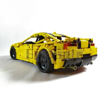 Moc-45268 Градски Спортен Автомобил Строителни Блокове Играчка Приложение за Дистанционно Управление Играчка Кола Срастване Модели Съвместимост Силни Детски играчки