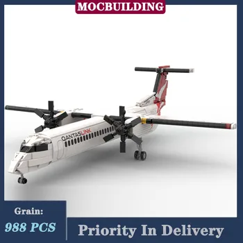 MOC City Transport Модел Самолет В Събирането Градивен елемент на Детска Колекция Серия Играчки Подаръци