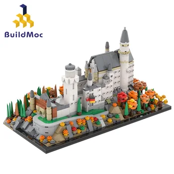MOC градивните елементи на Магически замък Нойшванщайн Тухлена потър мультяшная фигурка играчки модел игри за мозъка Аниме подарък за деца