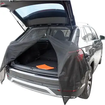 Mosquito net на задната врата на колата, козирка за къмпинг, екран, магнитна закопчалка, устойчива на плъзгане на окото, вентилационна мрежа на багажника за suv MPV