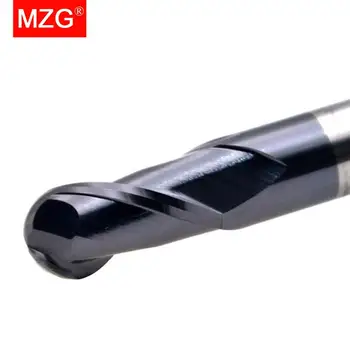 MZG 2 Флейта удължава шаровую бележка в края фрезу 75L за рязане на HRC55 4 mm 5 mm фрезоване обработка вольфрамовой стомана Sprial fresa