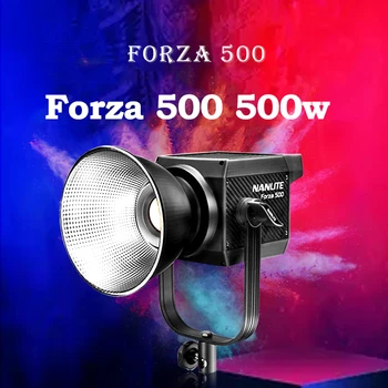Nanlite Forza 500 500 W Led Светлина Заполняющий Светлина 5600 До Дневна Светлина за външно Видео Филми на Светлината на Прожектор Снимка осветление Лампа