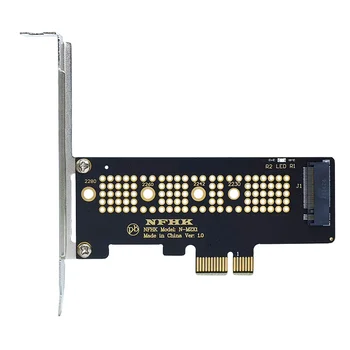 NVMe PCIe M. 2 NGFF SSD за PCIe X1 Карта, адаптер, PCIe X1 за M. 2 Поддръжка на карти 2230 2242 2260 2280 Размер NVMe M. 2 SSD