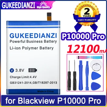 P 10000 Pro 12100 ма Взаимозаменяеми Батерия с голям Капацитет За Blackview P10000 Pro P10000Pro P 10000 Pro Li-polym Bateria 