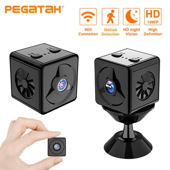 PEGATAH Мини-Камера, Wifi Камера за Видеонаблюдение HD 1080P Магнитна IR за Нощно Виждане предложението за Откриване на Интернет-Гласов Рекордер