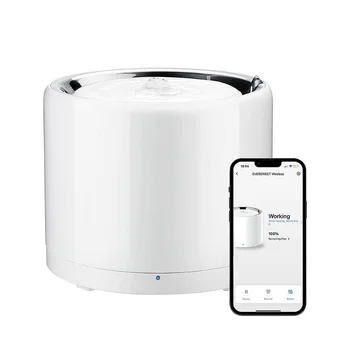PETKIT EVERSWEET 3 Pro, умен фонтан за домашни любимци с wi-тихо помпа от неръждаема стомана SUS304 и управление на приложение