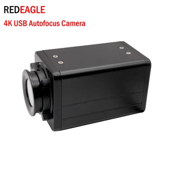 REDEAGLE HD, 4K USB Уеб Камера С Автофокус Мини Метален Корпус на Скоростна 8MP Камера за Сигурност, Без Изкривяване на Обектива За КОМПЮТЪР, Лаптоп Излъчването на живо