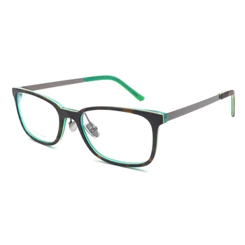 Reven Jate 6519 Ацетатная Пълна Дограма Гъвкава, Висококачествена Дограма за Очила за Мъже и Жени, Оптични Рамки За Очила, Очила