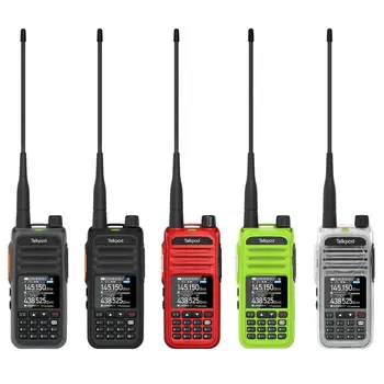 Talkpod A36Plus Преносима радиостанция AM AIR VHF UHF 7-Полосное Любителски радио Мощност от 5 W 512 Канала Прием на времето NOAA Двустранно радио