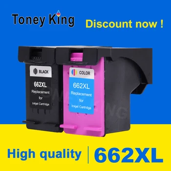 Toney King За HP 662XL Съвместим мастилницата 662 XL за Презареждане HP Deskjet 1015 1515 2515 2545 2645 3515 3545 4510 4515 4516