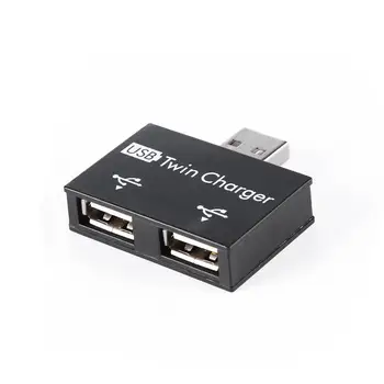 USB2.0 Штекерное Зарядно Устройство Двойна 2 Порта USB Сплитер Hub Адаптер Конвертор USB кабел за зареждане на Тел Съединители за ПРЕНОСИМИ КОМПЮТРИ, Аксесоари
