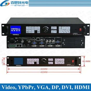 VDWALL LVP615 поддържа видеопроцессор с висококачествени led дисплей 1920*1080 пиксела