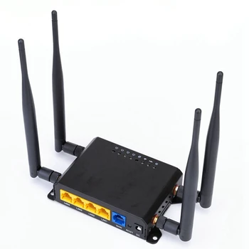 Wifi Рутер, Точка за Достъп Openwrt 12V за GSM LTE USB Wan 4XLAN 4X Антена С Слот за SIM-карти US Plug