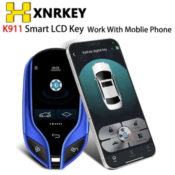 XNRKEY K911 LCD ключ PKE автоматичното стартиране на Работа С Мобилен телефон Модифициран Универсално Дистанционно Автомобилен Ключ за Предотвратяване на 300 Дни автономна работа