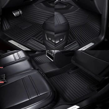 Автомобилни постелки от изкуствена кожа по поръчка за Volkswagen Vw Scirocco 2009-2017 г. Детайли на интериора, аксесоари за автомобили, килим