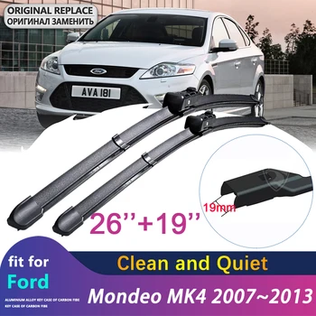 Автомобилни Четки Чистачки за Ford Mondeo MK4 2007 ~ 2013 Предния Прозорец на Чистачките на предното стъкло автоаксесоари 2008 2009 2010 2011