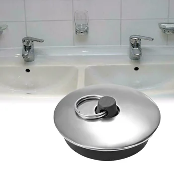 Аксесоари за баня Гумена тапа за мивка, запушалка за източване на водата, кръгъл накрайник за мивка, 1 бр., аксесоари за баня, на капачката за източване