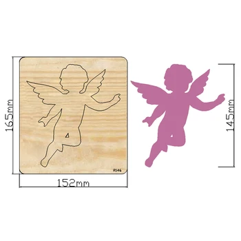 Ангелите рязане на Дървени печати за scrapbooking декор за дома САМ е Подходяща за пазара Универсална машина за рязане / R146