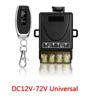 Безжичен ключ дистанционно управление DC12V72V универсален модул приемник и радиочестотни предавател за smart home е с led подсветка на дистанционното управление на телевизора си САМ