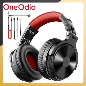 Безжични Слушалки Oneodio Pro-M Bluetooth 5.2 С Микрофон 110H Сгъваеми стерео слушалки С Дълбоки Бас За вашия КОМПЮТЪР, Телефон, Геймерской Слушалки