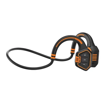 Безжични слушалки с костна проводимост Bluetooth 5.1, ухото на куката, водоустойчив магнитна стерео уредба, спортна музика, слушалки за плуване, топла