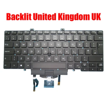 Великобритания Клавиатура за Лаптоп DELL Latitude 5400 5401 5410 5411 07D2R0 7D2R0 PK132FB3A15 18120100096 С подсветка