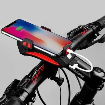 Велосипедна рамка за мобилен телефон Cyrusher, велосипедна светлината на прожекторите, рог, скоба за мобилен телефон, противоударное зарядно за кола, навигация скоба