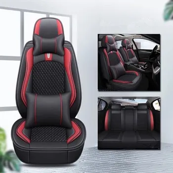 Високо качество! Пълен комплект калъфи за автомобилни седалки на Ford Mustang Mach-E 2024-2021, дишаща удобна еко-възглавница за седалка, безплатна доставка