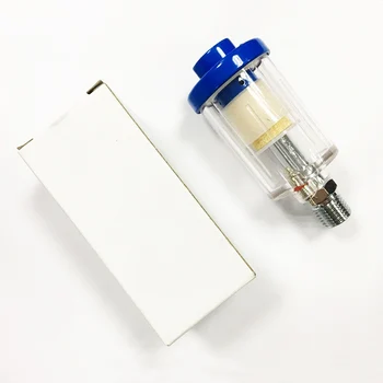 Въздушен филтър ГОГО Mini с меден пневматично спрей за премахване на крайните части на порт филтри 1/4 инча BSPP малка водна мрежа
