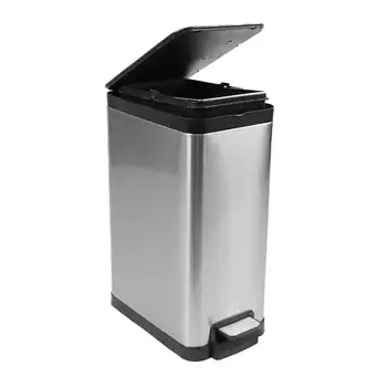 Галлоновое кофа за боклук от неръждаема стомана за кухненско боклуци кофи