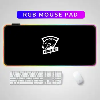Геймърска Подложка за мишка RGB Virtus Pro Аниме Mause Pad Геймерский Маса, Аксесоари за Геймъри Подложка За Мишка на PC Gamer Кабинет Мат Varmilo Мишката Офис