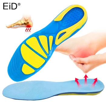 Гел стелки EiD силиконов ортопедичен грижа за краката, подметки за обувки, спортни стелки, заглушителен накладки, ортопедични накладки, стелки,