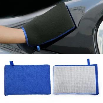 Глинена рукавица, чистящая ръкавица, подробно почистване по-бързо, отколкото глинена кърпа, кърпа от микрофибър, магически Марфло, полироль за измиване на автомобили
