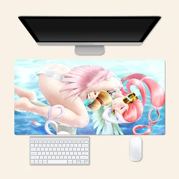 Голяма подложка за мишка Uta Red-haired Geji, едно парче игри мат в стил аниме, творчески настолна игра мат, офис подложка за мишка