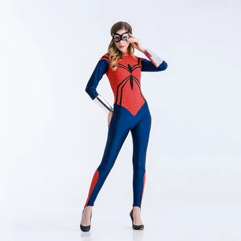 Горещ женски бански костюм за Хелоуин, гащеризон, секси женска форма за cosplay аниме игра, костюм за изяви на червения герой за възрастни