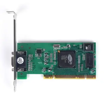 Гореща настолна компютърна видео карта PCI ATI Rage XL 8 MB VGA карта, съвместима с 64-битови слотове PCI-X Аксесоари