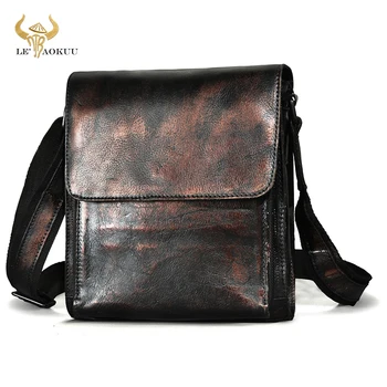 Гореща Разпродажба, Дизайнерска чанта-Месинджър от Дебела висококачествена кожа, Чанта През рамо От Телешка кожа, Чанта през рамо 8 