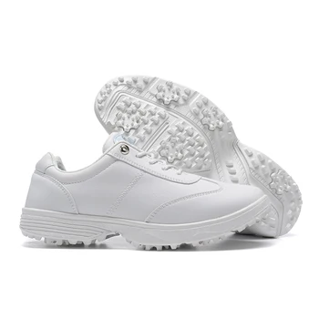 Дамски професионални обувки за голф, обувки за голфъри, бели маратонки за голф