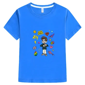 Детска търговска тениска формат А4, 100% памук, тениски с принтом Влад а4 Хартия за момчета и момичета, летен топ с къс ръкав, дрехи y2k за момичета, дрехи за момчета