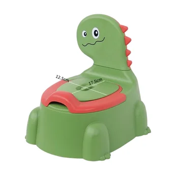 Детско столче за приучения да гърне, детска тоалетна чиния с анимационни динозавром, дебели детски гърне, детски туристически писсуары, тоалетна за момчета и момичета 1-6 години
