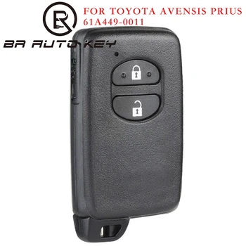 Дистанционно Бесключевой без контактен ключ за Toyota Avensis Prius 2010-2013 2 Бутона 434 Mhz ID4D 61A449-0011 P/N： 89904-0F010