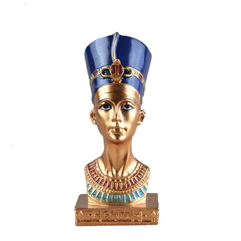 Египетският цар ТУК, статуетка на фараона, Древна скулптура, са подбрани митологична миниатюрна фигурка, Египетски декор