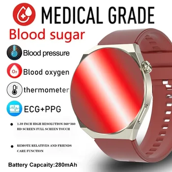ЕКГ + ТОЧКИ висококачествени смарт часовници за здравето, мъжки мониторинг на температурата на кислород в кръвта, P68, Водоустойчив смарт часовници с Bluetooth-разговори, 2023