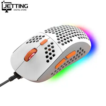 Жичен мишката M8, с RGB подсветка, клетъчна детска мишката, настолни КОМПЮТРИ, компютърна мишка, мишка за преносими компютри, геймерская лека офис мишка с разделителна способност от 6400 dpi