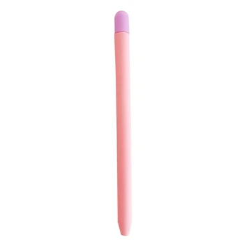 За Apple Pencil 2-ро поколение, калъф за таблет, сензорна писалка, стилус, противоскользящий силиконов защитен калъф от падане, розов
