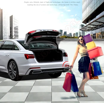 За Audi A4 2010-2016 Мощност Отваряне на багажника на колата Електрическа Задна врата Интелектуалния Подем на задната врата на Задната кутия за Сензор за удар с крак
