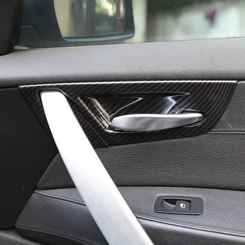 За BMW X3 E83 2003-2010, декорация на вътрешната врата на колата, защитна подплата, стикер ABS, аксесоари за промяна в интериора на автомобила
