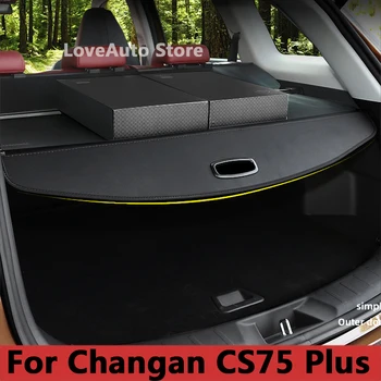 За Changan CS75 Plus 2021 2022 Автомобили Завеса Преграда на Багажника Шторная Преграда Задните Стелажи, Аксесоари За Съхранение на Автомобили